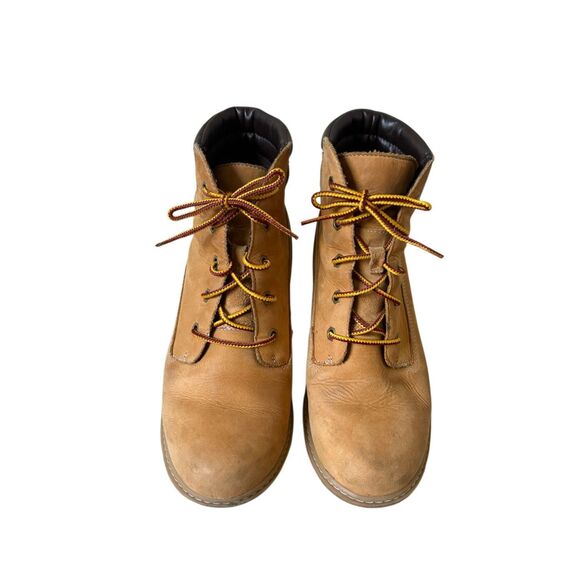 Timberland Earthkeepers Amston Wedge Boots size 8 Tan - Picture 2 of 9